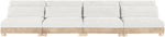 Turin - Chenille Fabric Upholstered Modular Sectional - White