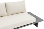 Maldives - 6 Piece Water Resistant Outdoor Patio Modular Sectional With Gray Base