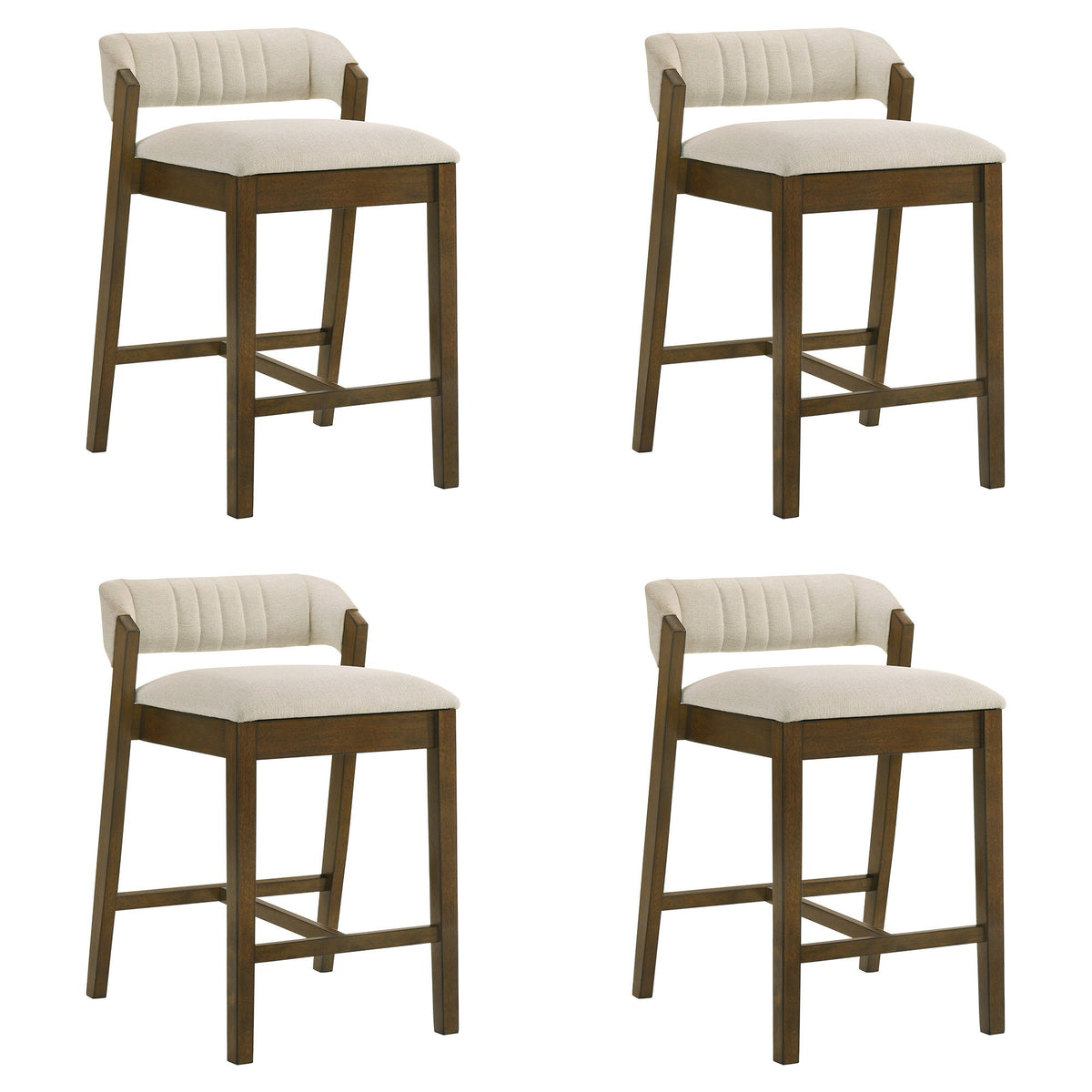 Landyn - 30" Sepia Brown Bar Height Rubberwood Barstool