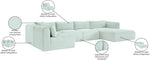 Shaggy - 5 Piece Modular U-Shaped Sectional