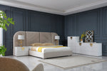 J1869-5H - White + Gold Chest by VIG Furniture - View 2