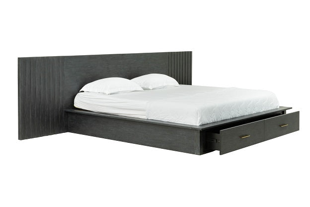 Manchester- Contemporary Platform Dark Grey EK Bed by VIG Furniture - View 6