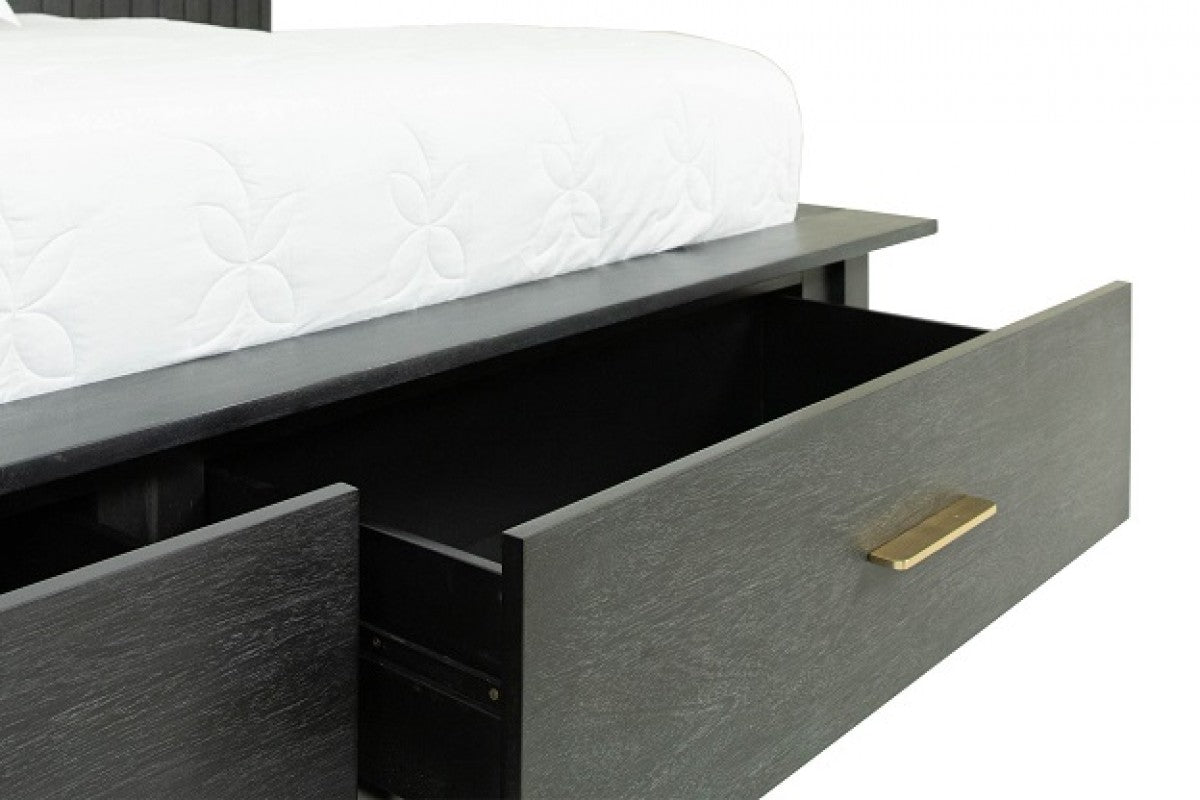 Manchester- Contemporary Dark Grey Bedroom Set by VIG Furniture - View 5