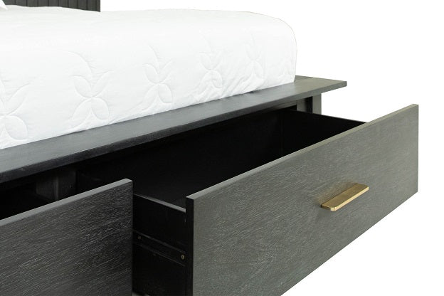 Manchester- Contemporary Platform Dark Grey Q Bed by VIG Furniture - View 7