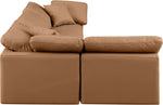 Indulge - Faux Leather 4 Piece Modular Sectional