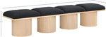 Pavilion - 4 Piece Modular Bench With Natural Base