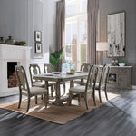 Zumala - Server - Marble Top & Weathered Oak