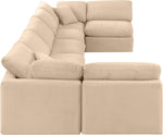 Indulge - Velvet 7 Piece Modular U-Shaped Sectional