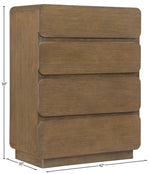 Adagio - Solid Wood And Oak Veneer Chest