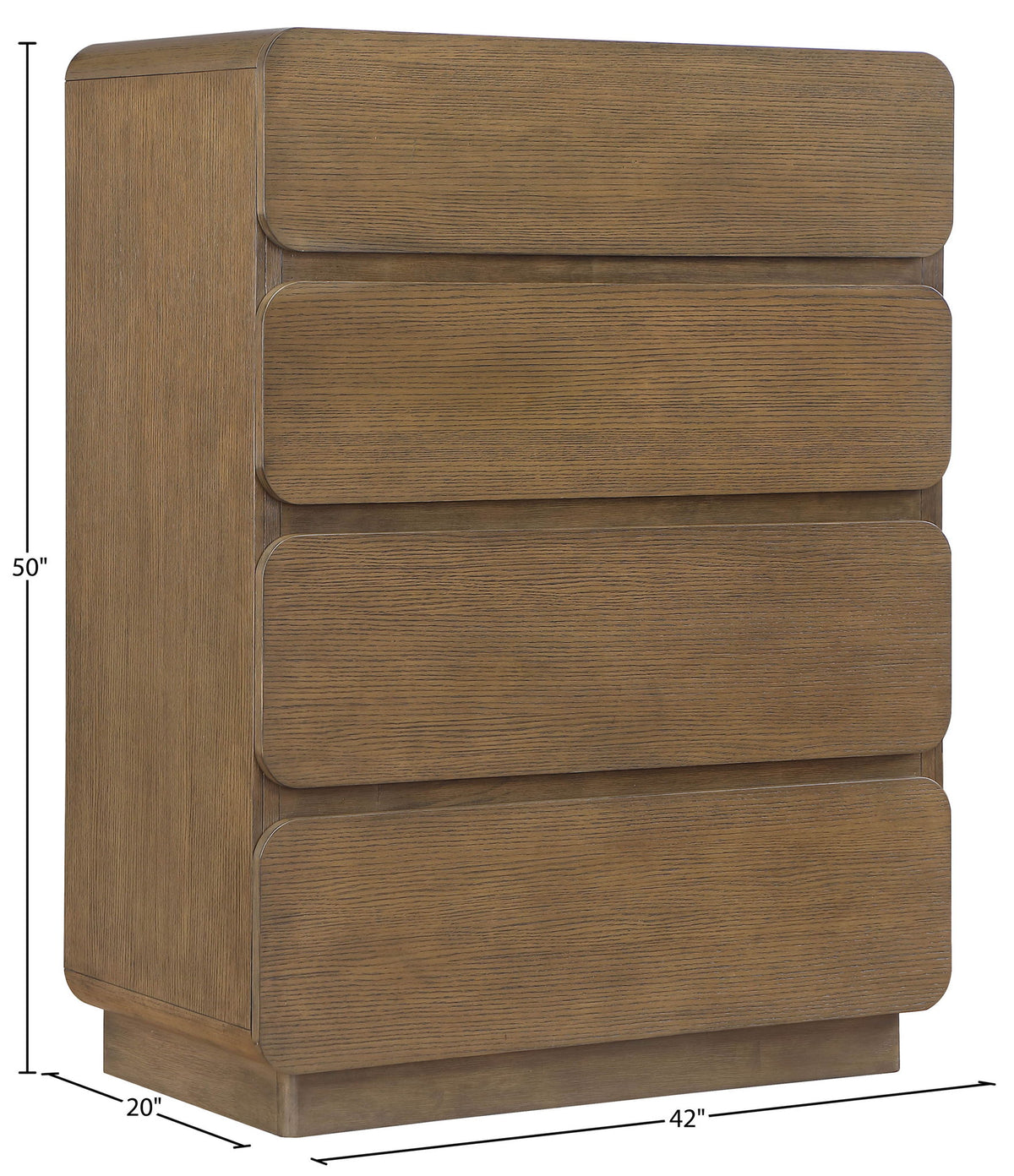 Adagio - Solid Wood And Oak Veneer Chest