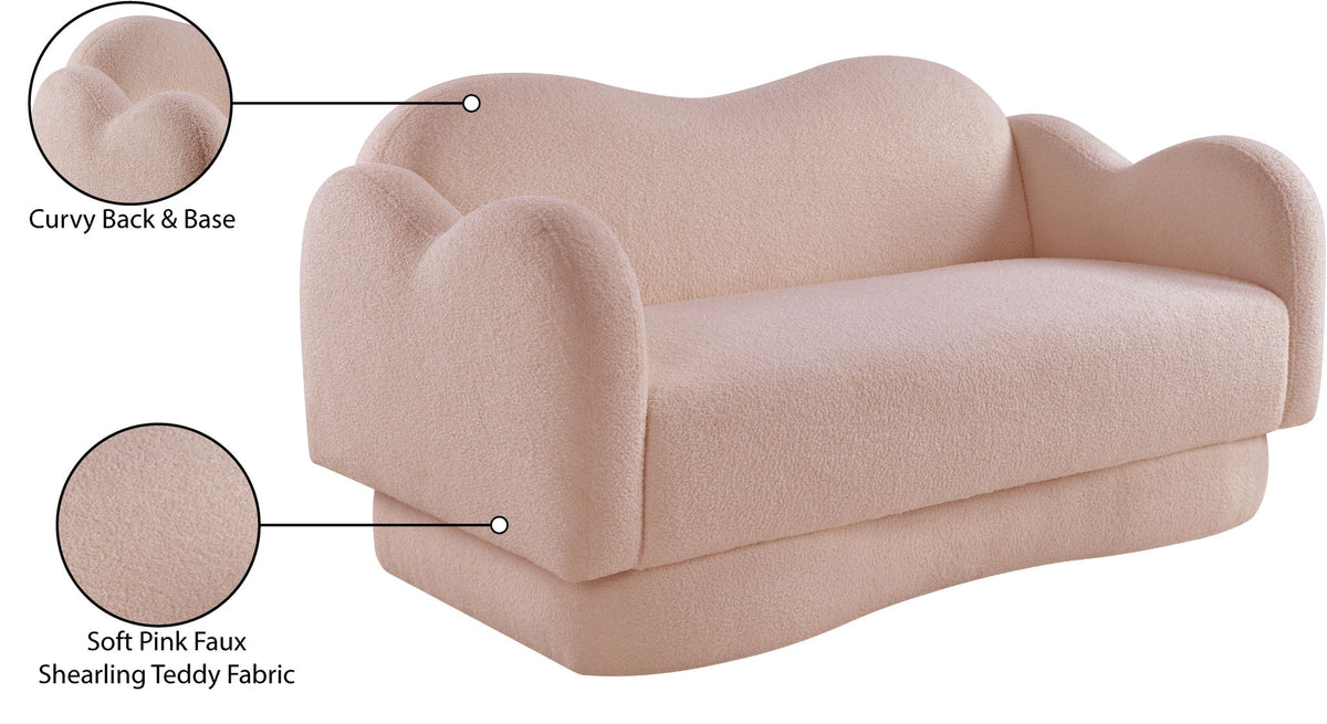 Bloom - Teddy Fabric Loveseat