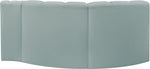 Arc - Faux Leather 3 Piece Modular L-Shaped Sofa