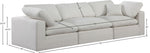 Comfy - Linen Modular Sofa 3 Seats