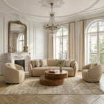 Belinda - Modern Beige Fabric 4-Seat Sofa by VIG Furniture - View 7