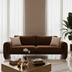 Bentley - Modern Brown Velvet Sofa by VIG Furniture - View 7