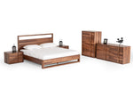 California King Berlin - Modern Walnut Bed by VIG Furniture - View 1
