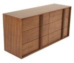 California King Berlin - Modern Walnut Bedroom Set