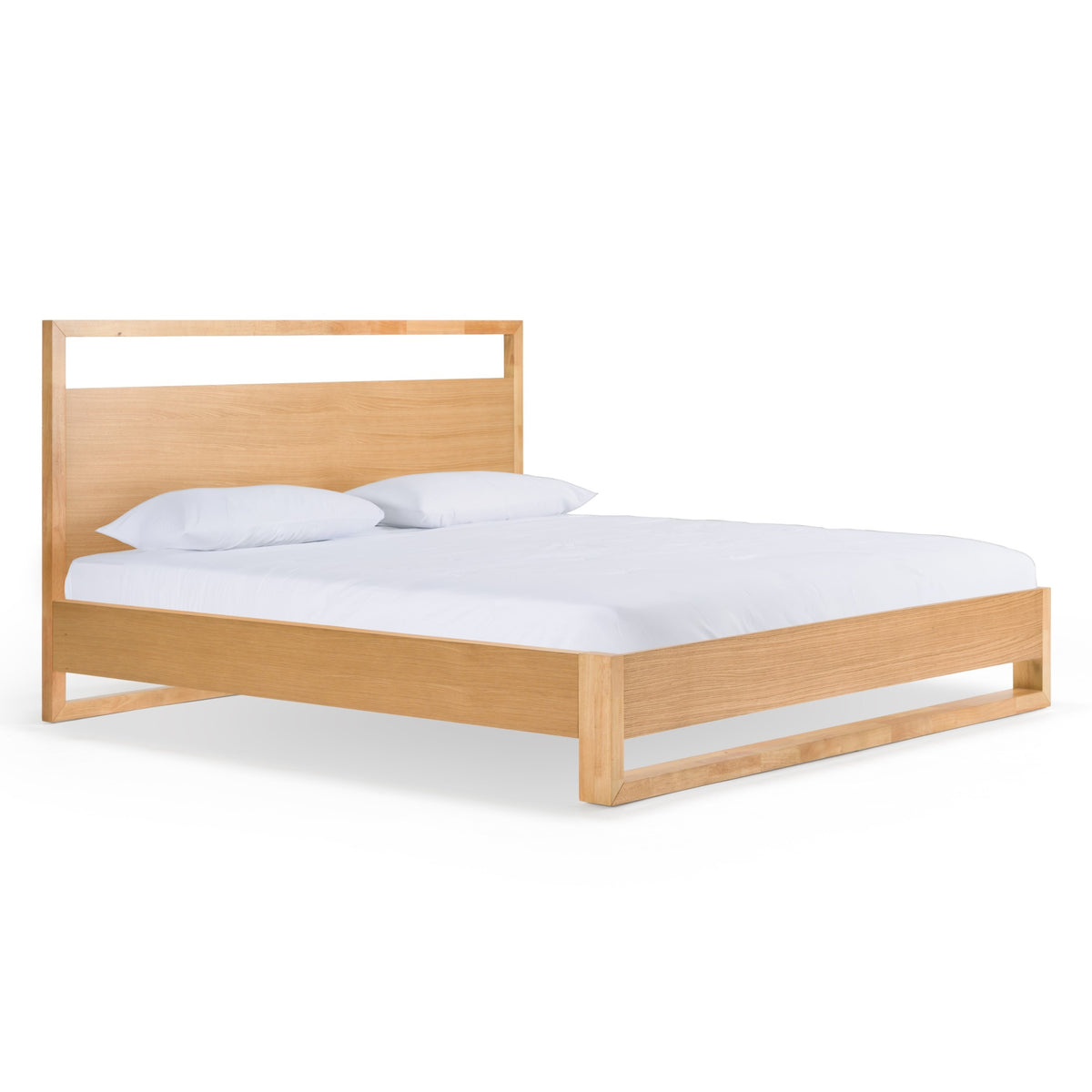 Berlin - Modern Natural Oak Bed by VIG Furniture - View 6