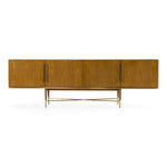 Bernard Mid-Century Modern Walnut & Gold Buffet by VIG Furniture - View 1