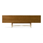 Bernard Mid-Century Modern Walnut & Gold Buffet by VIG Furniture - View 4