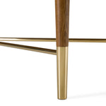 Bernard Mid-Century Modern Walnut & Gold Buffet by VIG Furniture - View 9