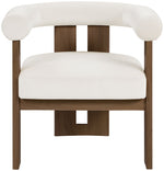 Arienzo - Performance Fabric Upholstered Accent Chair - Walnut Base