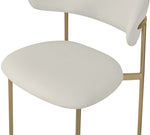 Lupita - Dining Chair With Brushed Gold Legs (Set of 2)