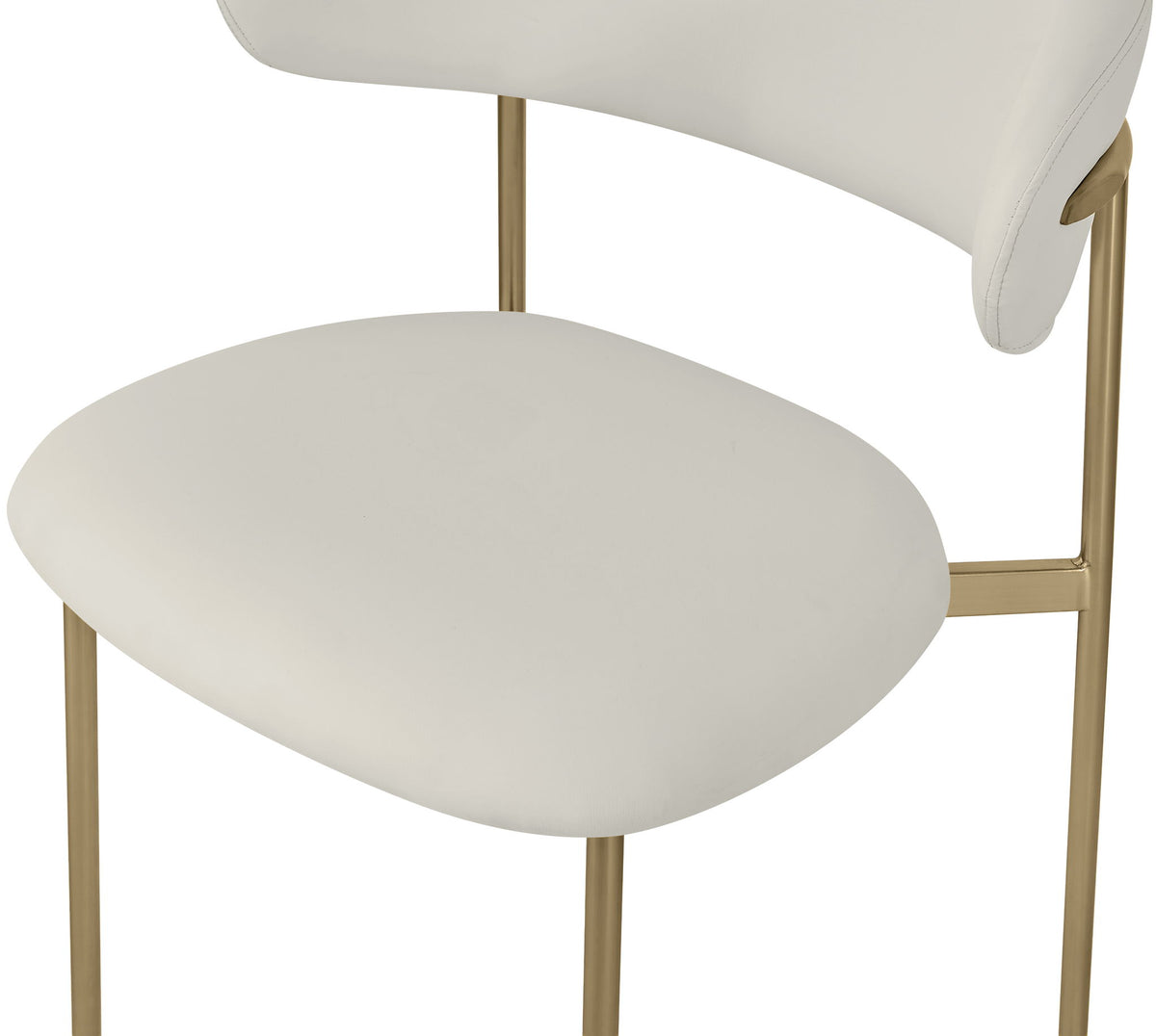 Lupita - Dining Chair With Brushed Gold Legs (Set of 2)