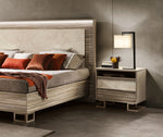 Luce - Nightstand - Beige / Light Brown