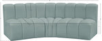 Arc - Faux Leather 3 Piece Modular Corner Sofa