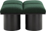 Pavilion - 4 Piece Modular Bench With Black Base