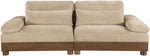 Turin - Chenille Fabric Upholstered Modular Sectional - Beige