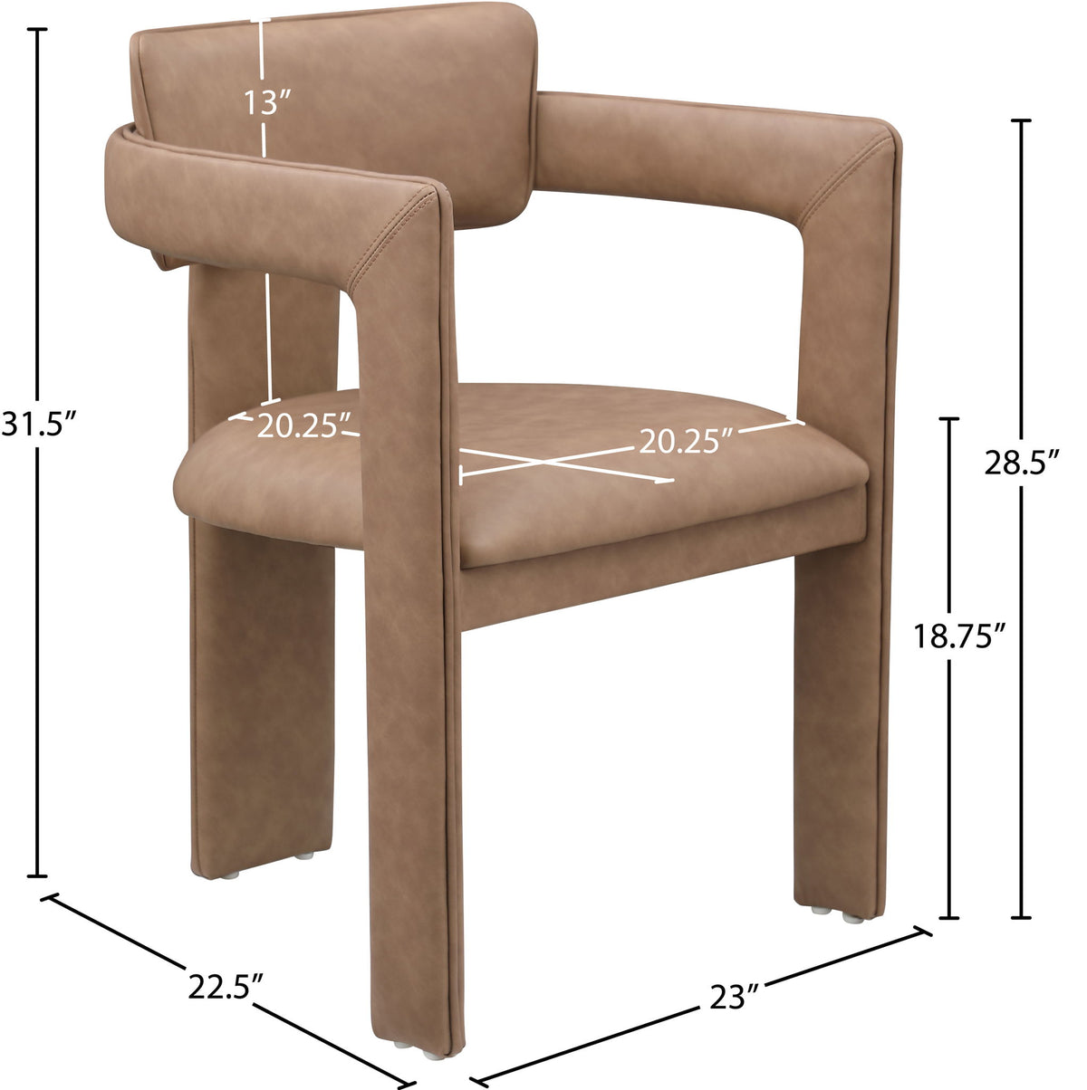Brenda - Faux Leather Dining Chair (Set of 2)