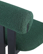 Dario - Boucle Dining Chair With Black Frame (Set of 2)