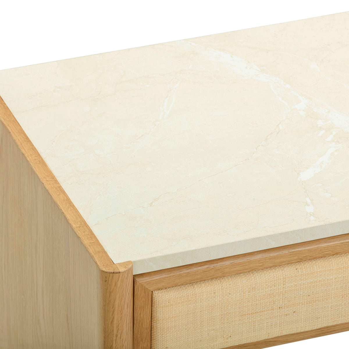 Paige - Console / Desk - Natural Oak