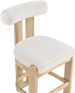 Arienzo - Velvet Performance Fabric Upholstered Counter Stool (Set of 2)
