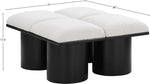 Pavilion - 4 Piece Modular Bench With Black Base
