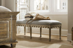Boheme - Madera Bed Bench - Gray / Light Brown