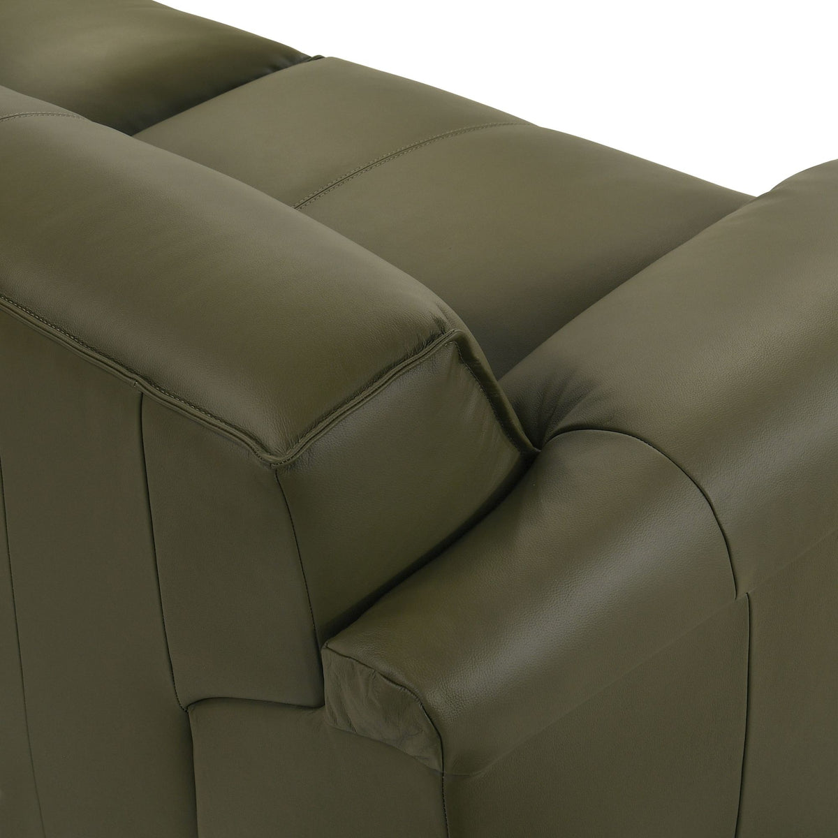 Tanner - Leather Sofa With Padded Arms