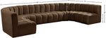 Arc - Velvet Modular U-Shaped Sectional