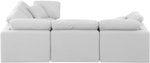 Indulge - Linen 4 Piece Modular Corner Sectional - White