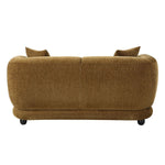 Lennox - Loveseat With 2 Pillows - Brown Chenille
