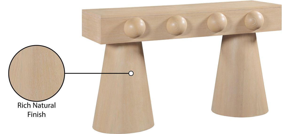 Bracciano - Oak Veneer Console Table