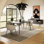 Billy Modern Black Oak & Gold Buffet by VIG Furniture - View 4