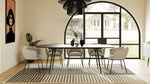 Billy Modern Black Oak & Gold Extendable Dining Table by VIG Furniture - View 7