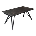 Bobby - Modern Black Ceramic Extendable Dining Table by VIG Furniture - View 9