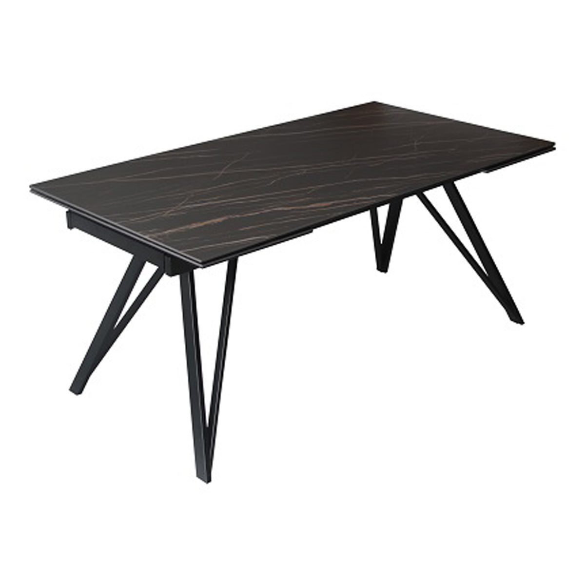 Bobby - Modern Black Ceramic Extendable Dining Table by VIG Furniture - View 9