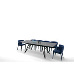 Bobby - Modern Black Ceramic Extendable Dining Table by VIG Furniture - View 5