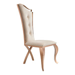 Bonnie - Beige Velvet & Rose Gold Dining Chair (Set of 2) by VIG Furniture - View 1