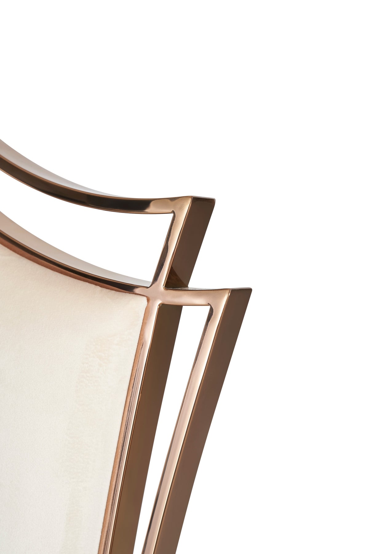 Bonnie - Beige Velvet & Rose Gold Dining Chair (Set of 2) by VIG Furniture - View 5